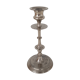 Candlestick former metal silver