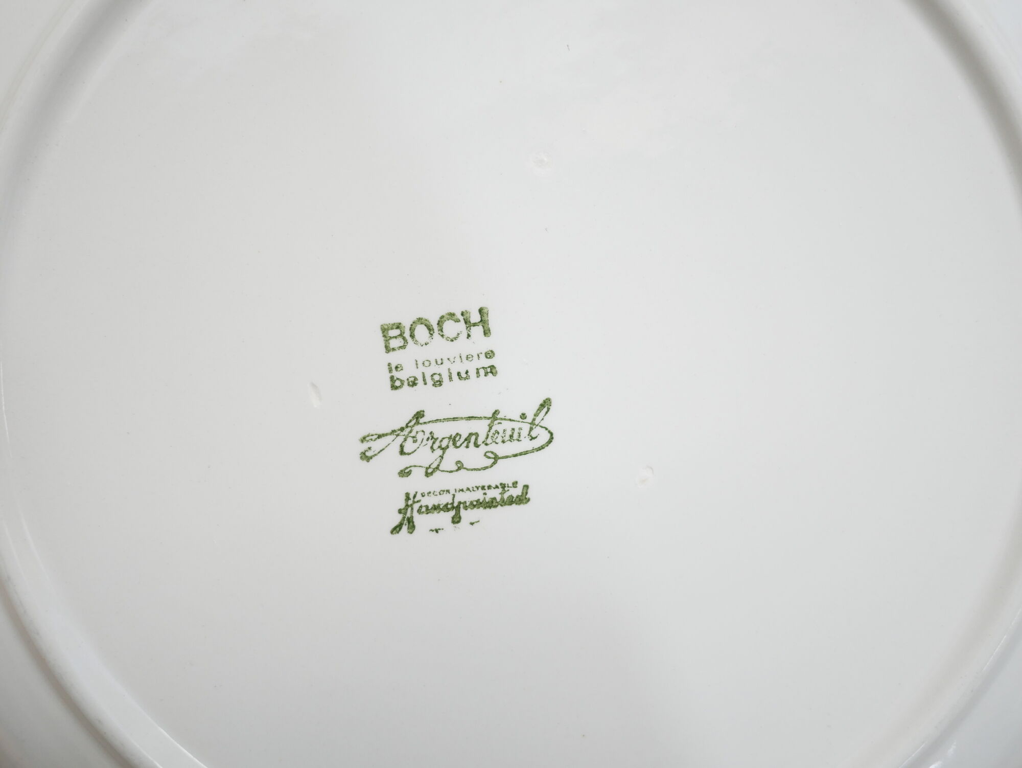 Saladier vintage édité par Boch La Louvière