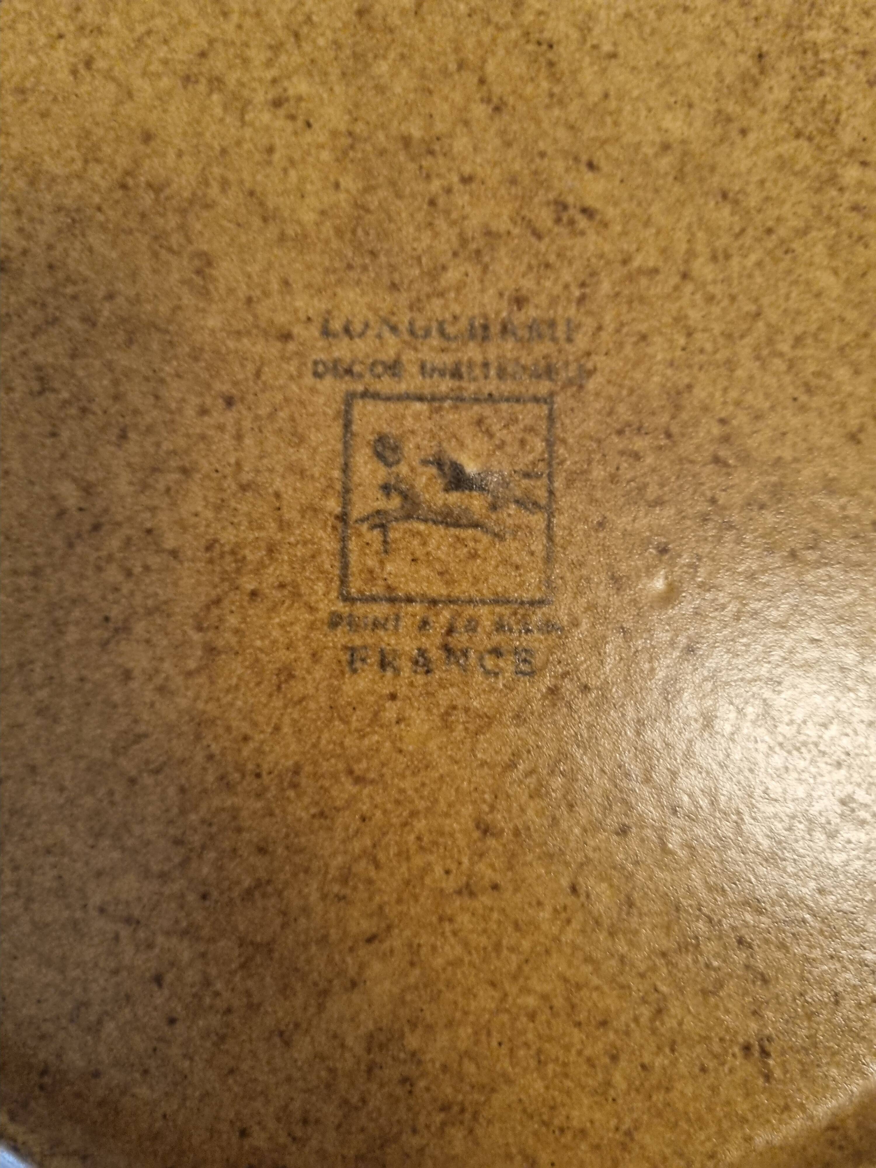 6 flat plates in Longchamp stoneware