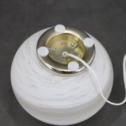 Lampe de table en verre des années 1980, Italie