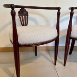Fully restored Art Deco armchairs from 1930
