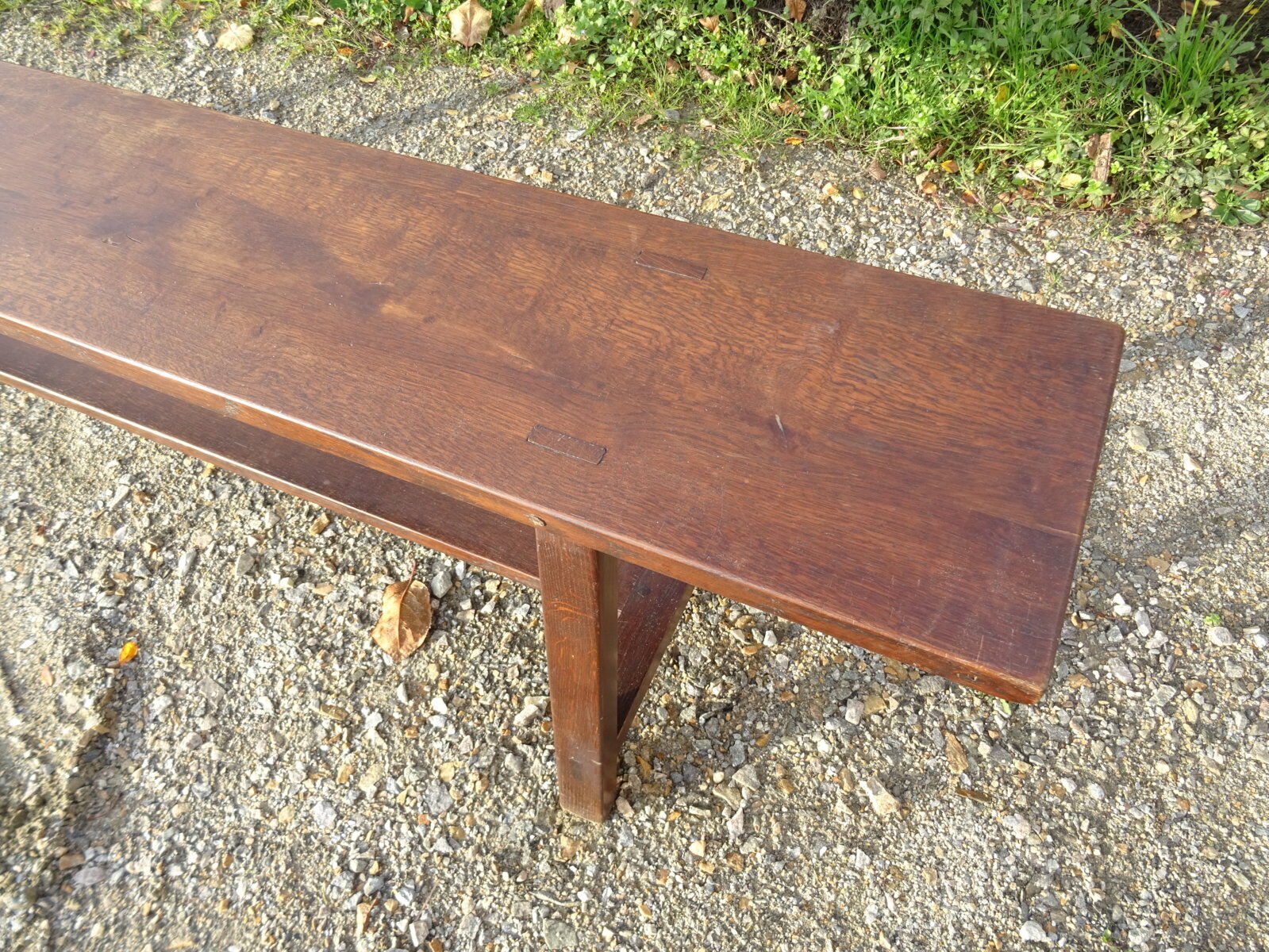 Oak farmhouse bench 200 cm
