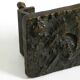 Massive, heavy 1970s Brutalist bronze push handle by Alpan Germany