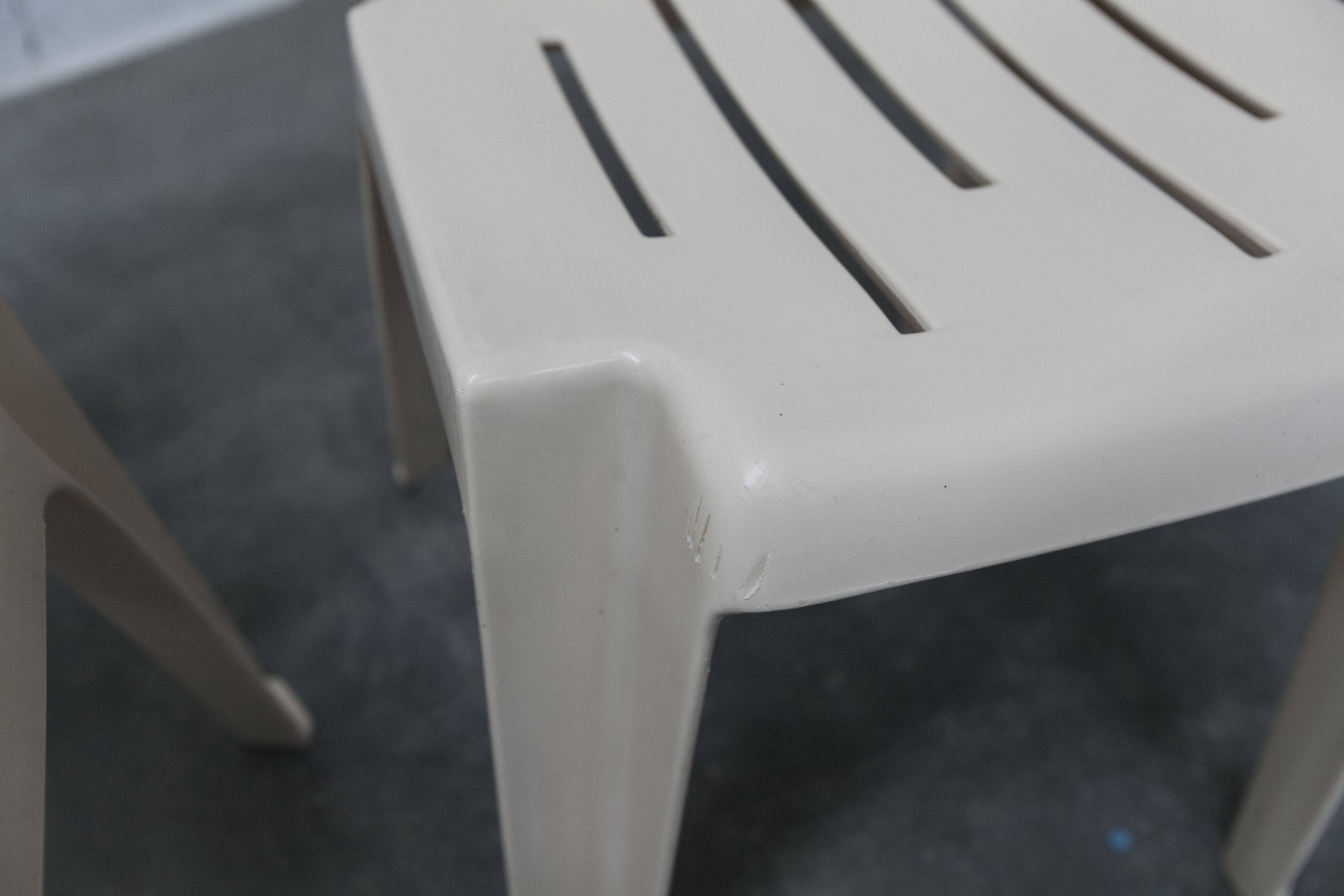 Set of 4 Samba chairs, manufactured by Henry Massonnet, designed by Pierre Paulin