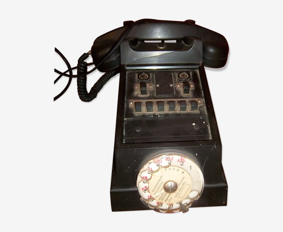 Téléphone en bakélite de 1950 (centrale téléphonique)