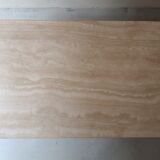 Rectangular travertine coffee table, circa 1970