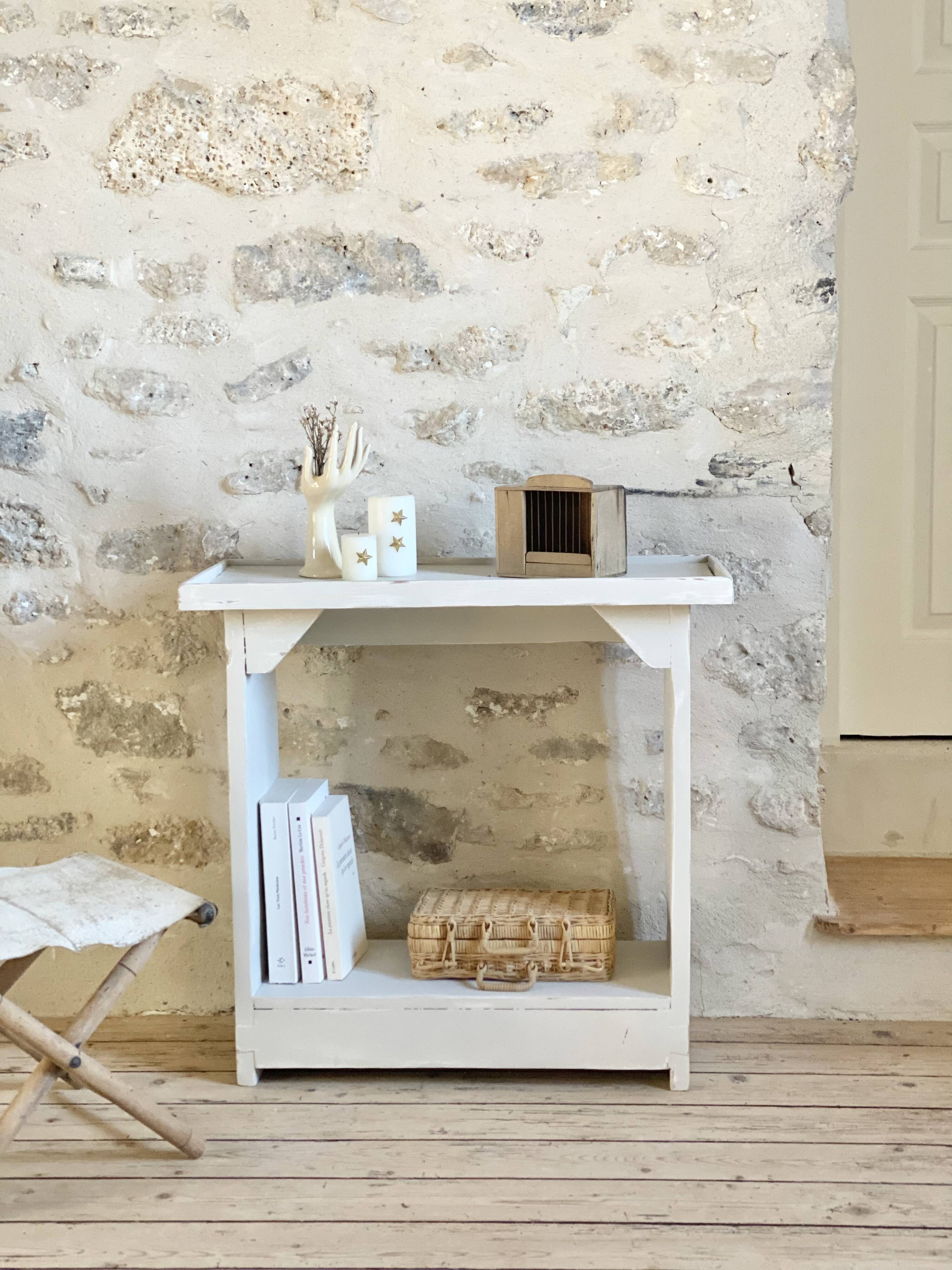 Wooden side table