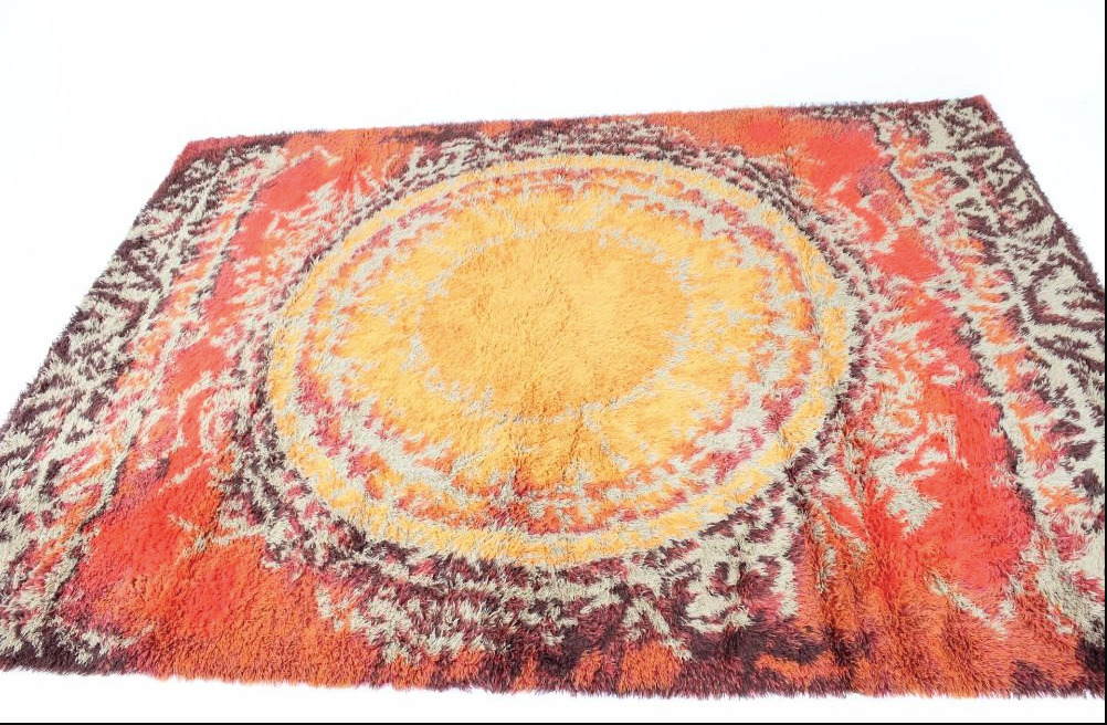 Carpet of Scandinavian style Ege Rya 1970 s
