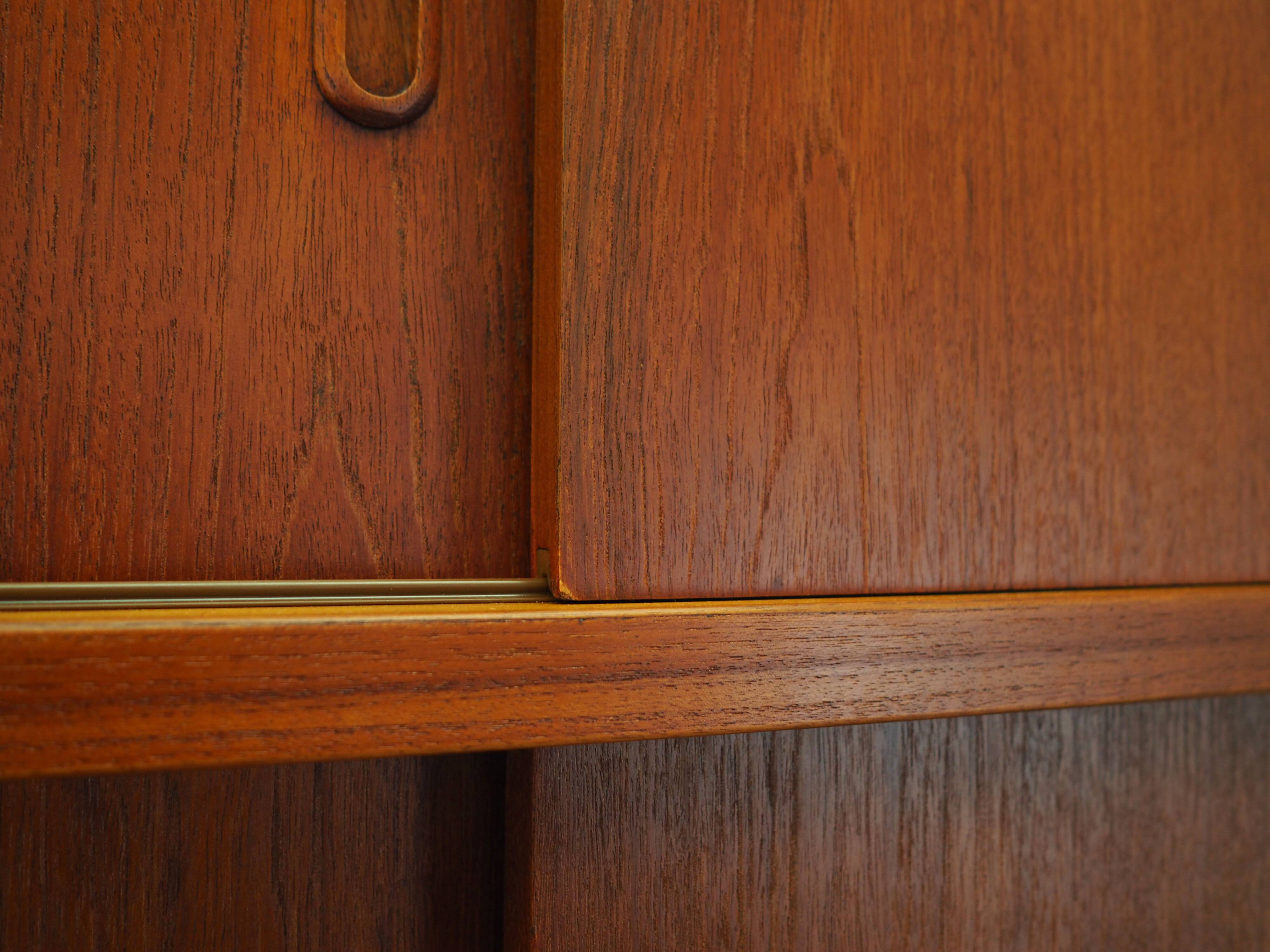 Teak wardrobe, Danish design, 1970s, produced in Denmark