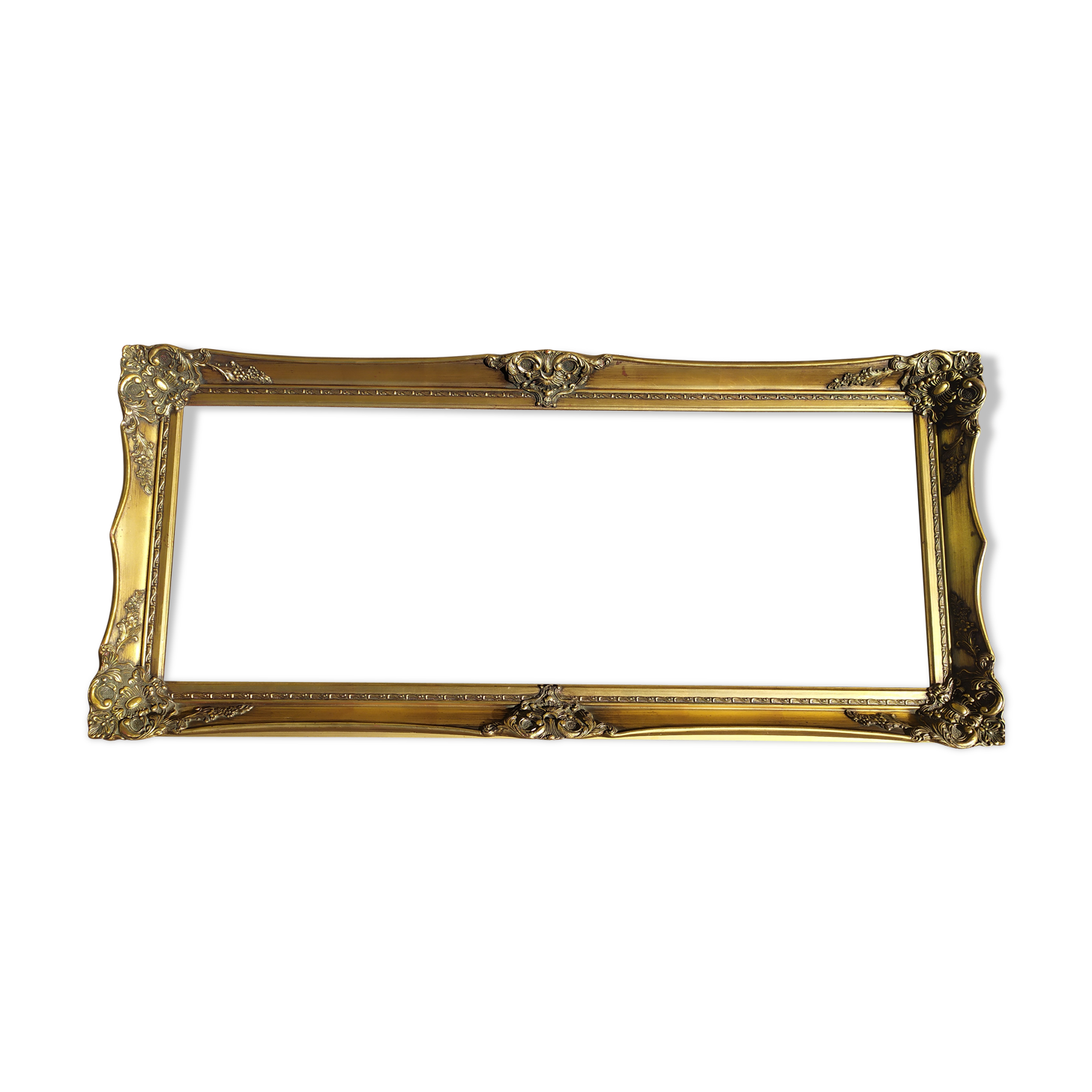 Frame in gilded wood 119x53cm