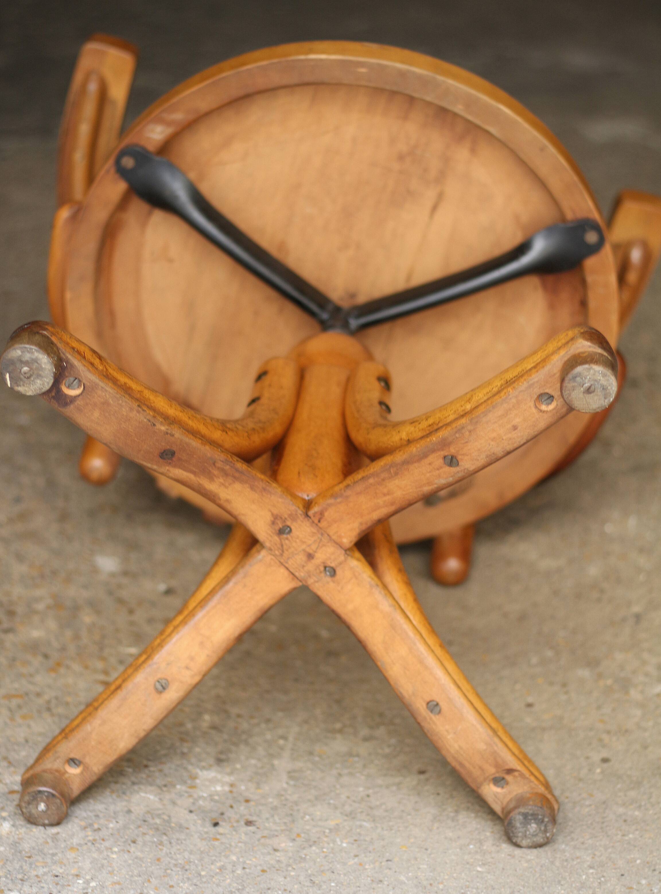 Beautiful Thonet American armchair. Industrial furniture, seat, chair.