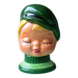 Vintage ceramic head, 70s