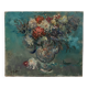 Old painting, oil on canvas bouquet of flowers