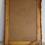Vintage wicker mirror