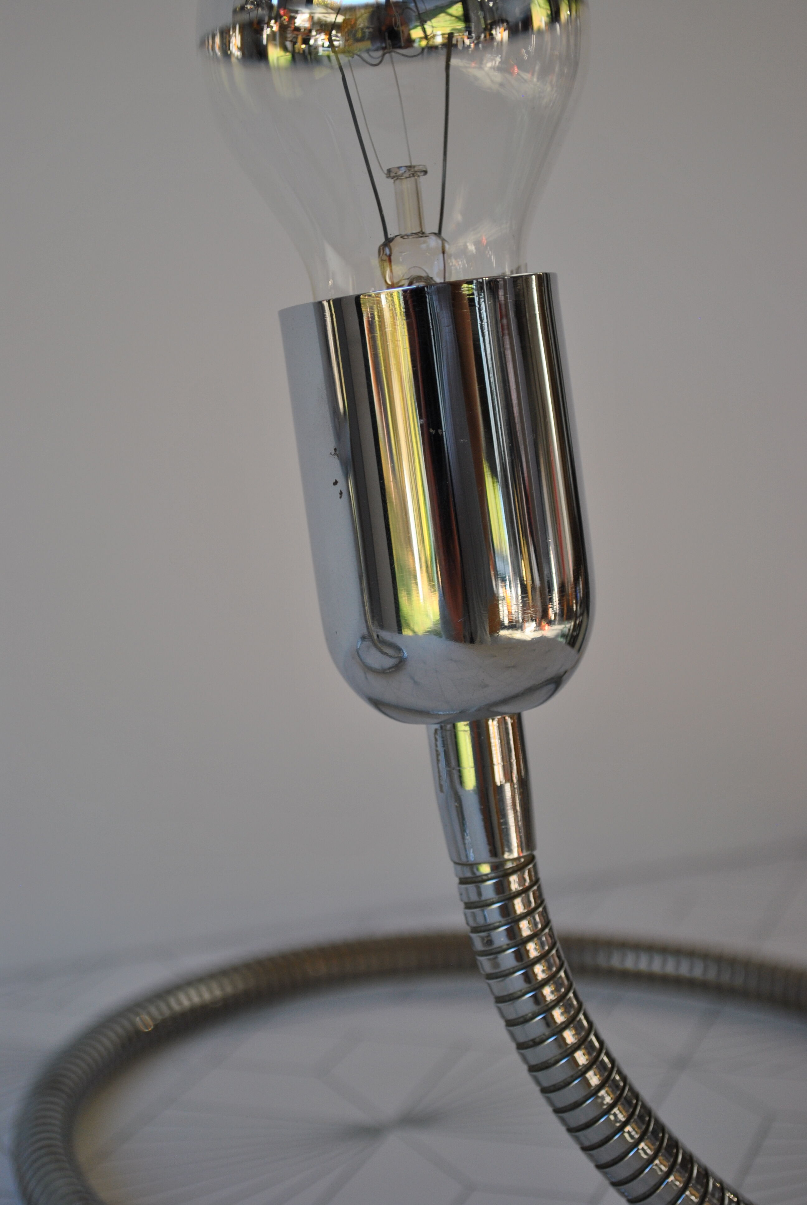 Snake model lamps pair by Gepo ,1970