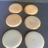 Lot of 6 flat sandstone plates