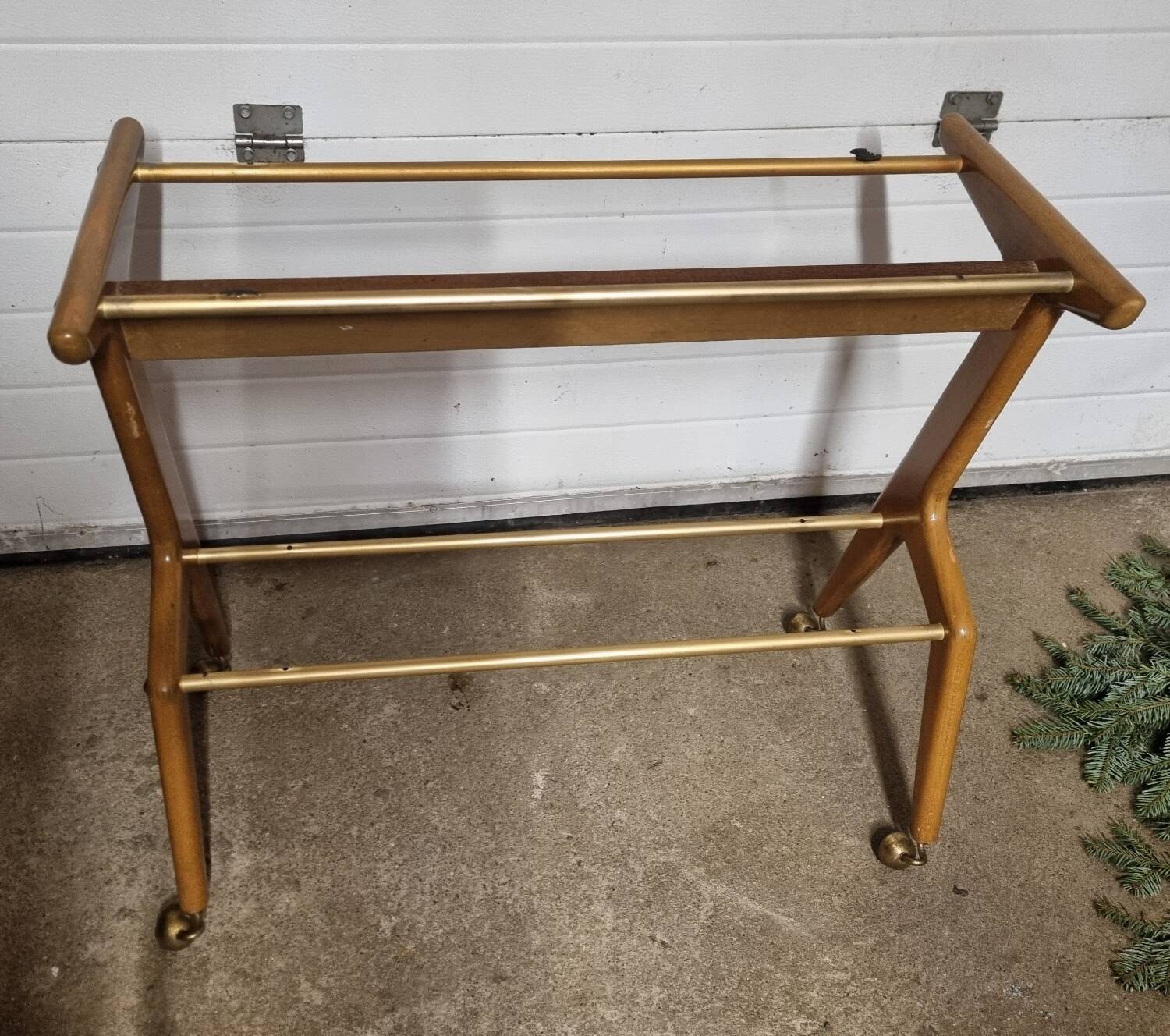 Serving trolley, vintage rolling table