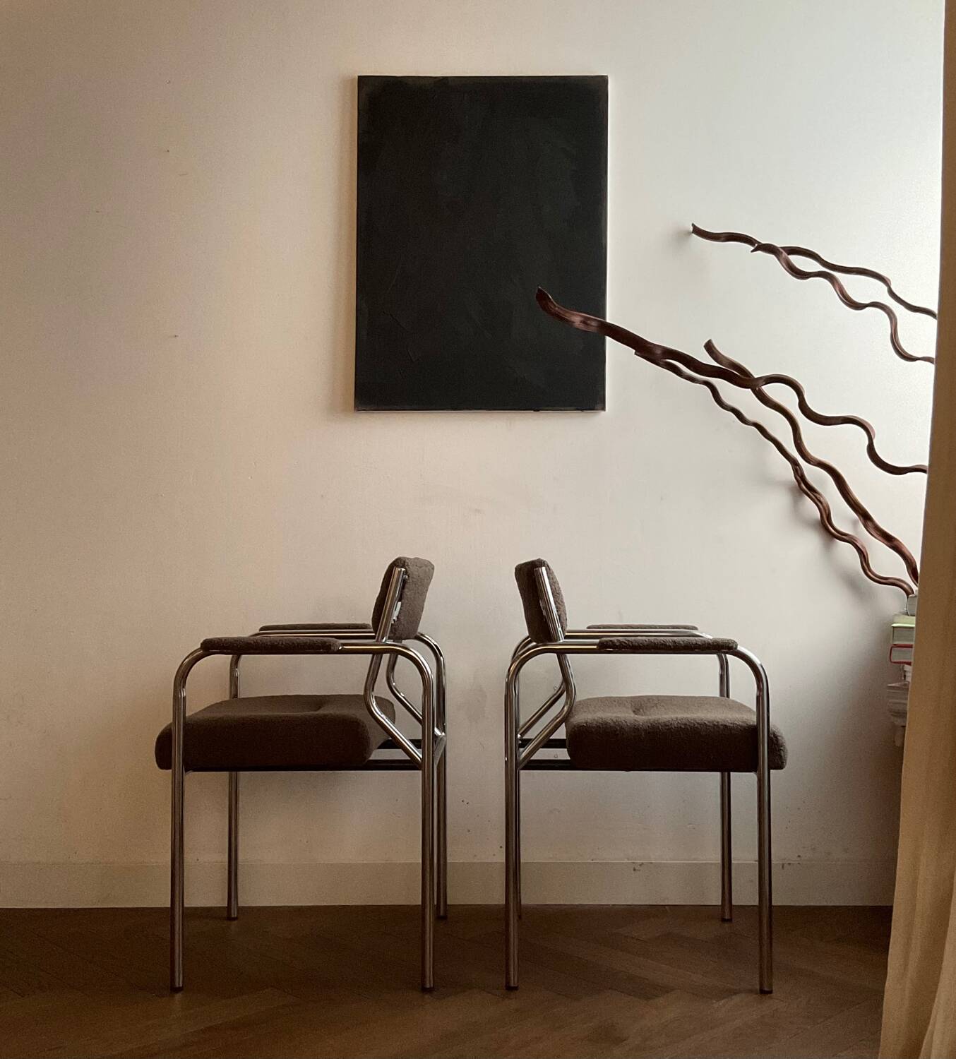 Pair of vintage 70s chairs