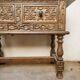 Ethnic carved wooden furniture