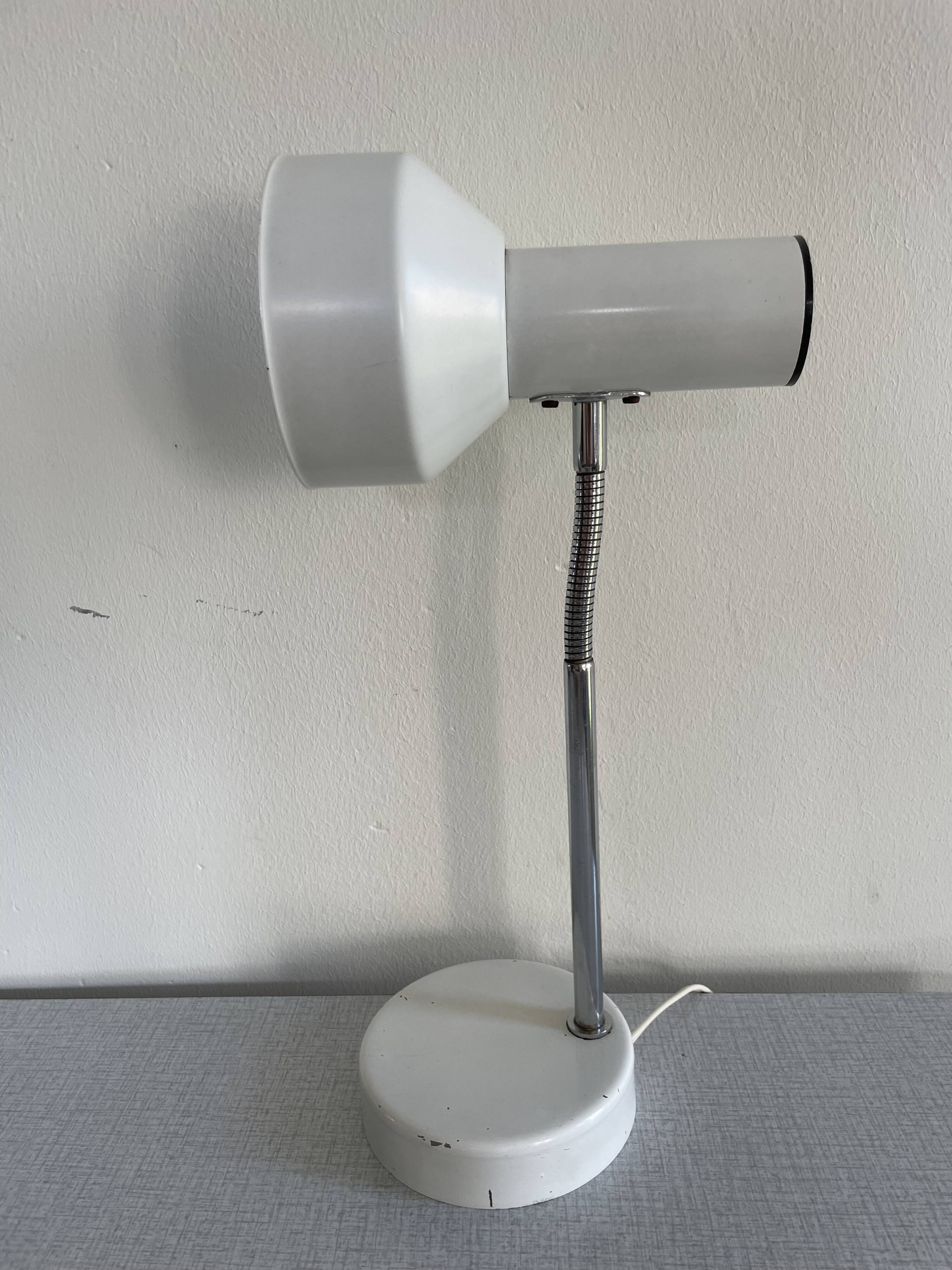 White desk light