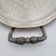 Antique silver metal tray