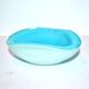 Murano glass trinket tray, opaline colored glass, 1970s design by Seguso Sommerso