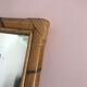 Vintage rattan mirror