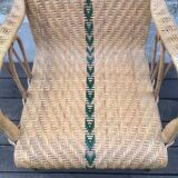 Old rattan chair