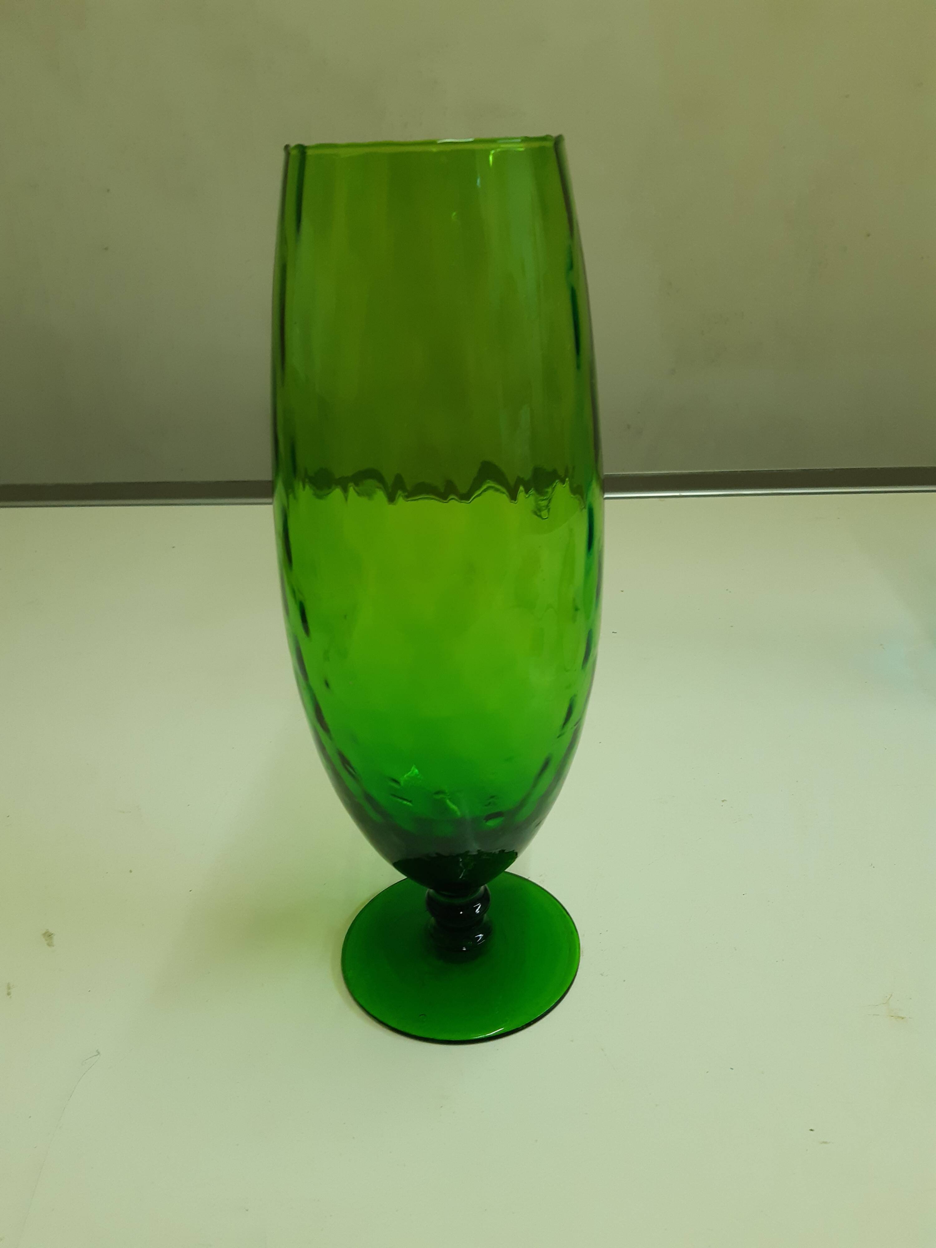 Blown glass vase