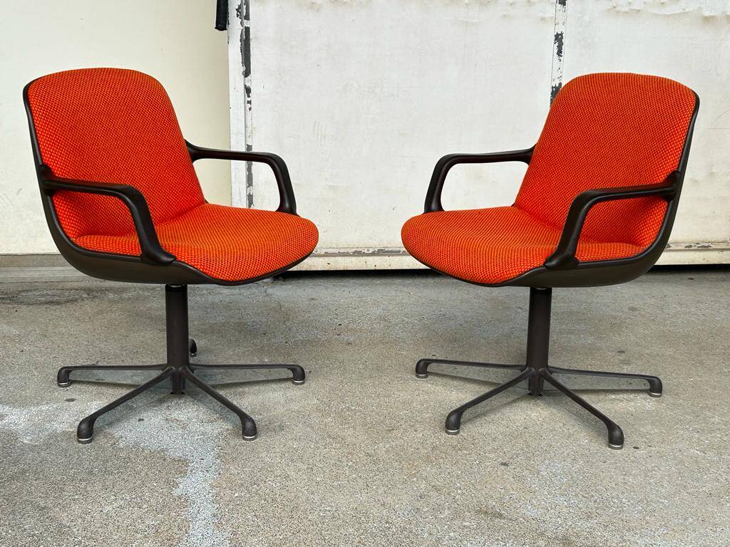 Pair Of Comforto Edition Armchairs Circa 1970