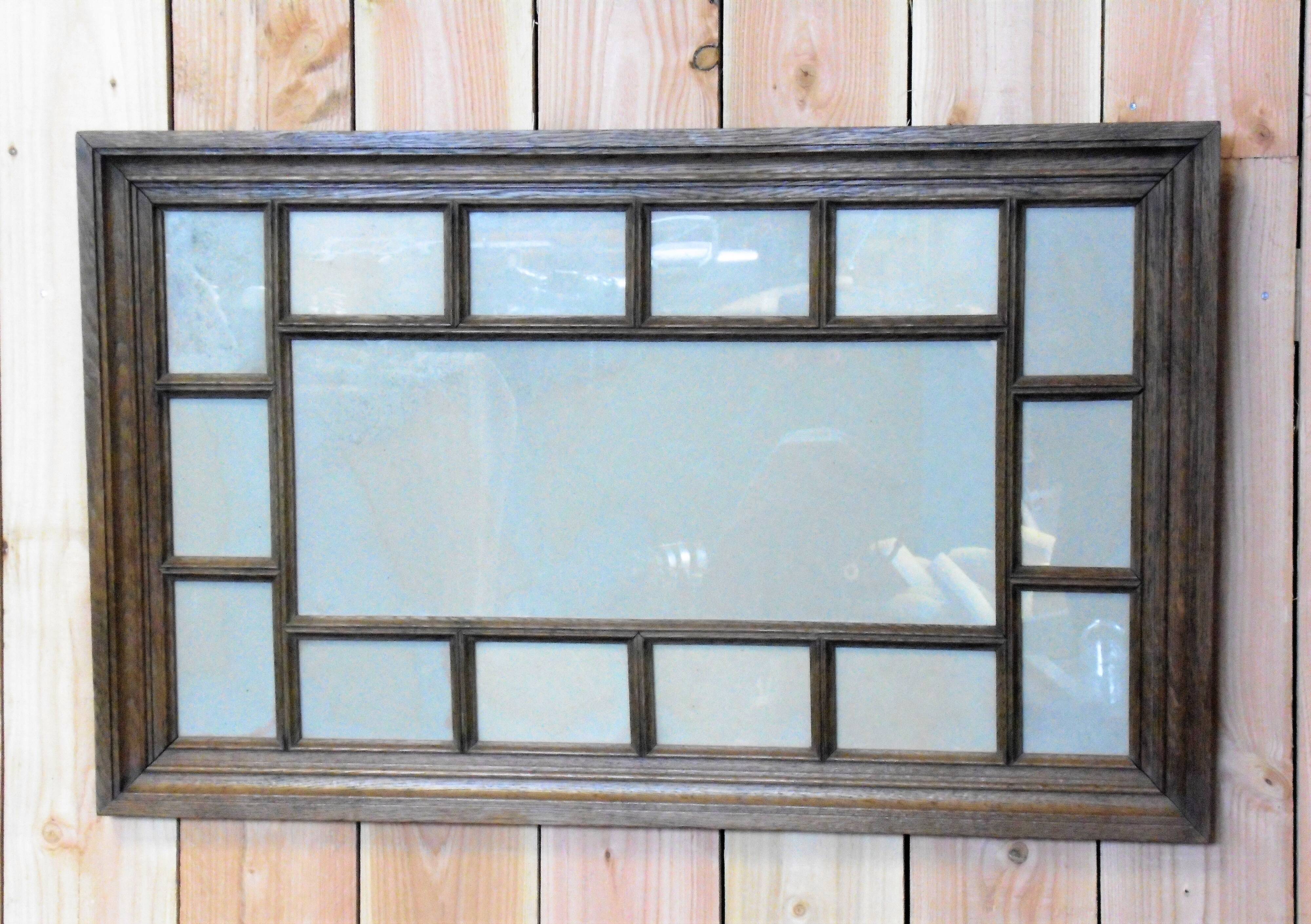 Large multi-view solid oak frame 91, 7 cm X 56, 7 cm