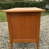 Vintage oak desk with 3 drawers