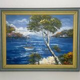 Oil Painting On Canvas Framed Signed Joly