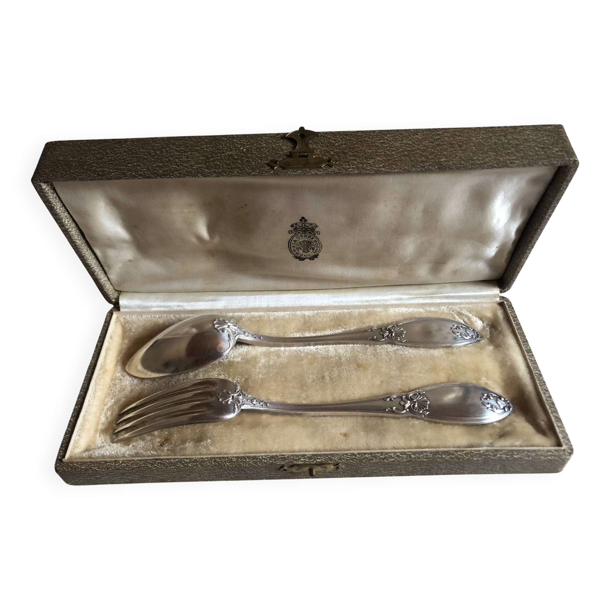 Silver-plated cutlery set Gerbe d'or