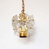 Brass and glass chandelier by Sölken