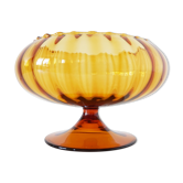 1960 blown glass standing cup