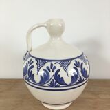 Gargoulette, jar in blue & white ceramic