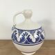 Gargoulette, jar in blue & white ceramic