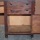 Victorian antique military writing desk