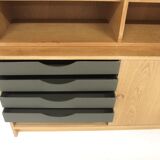 Scandinavian oak library "Öresund", Børge Mogensen, Sweden, 1960