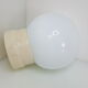 Plafonnier boule opaline vintage