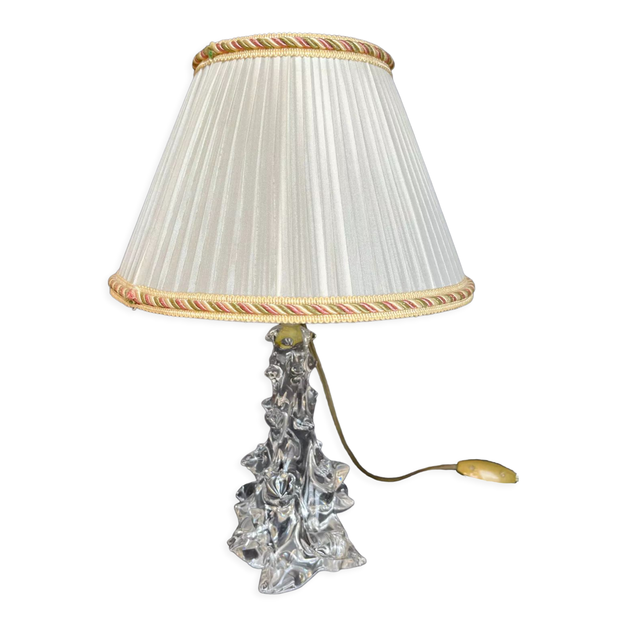 Crystal bedside lamp