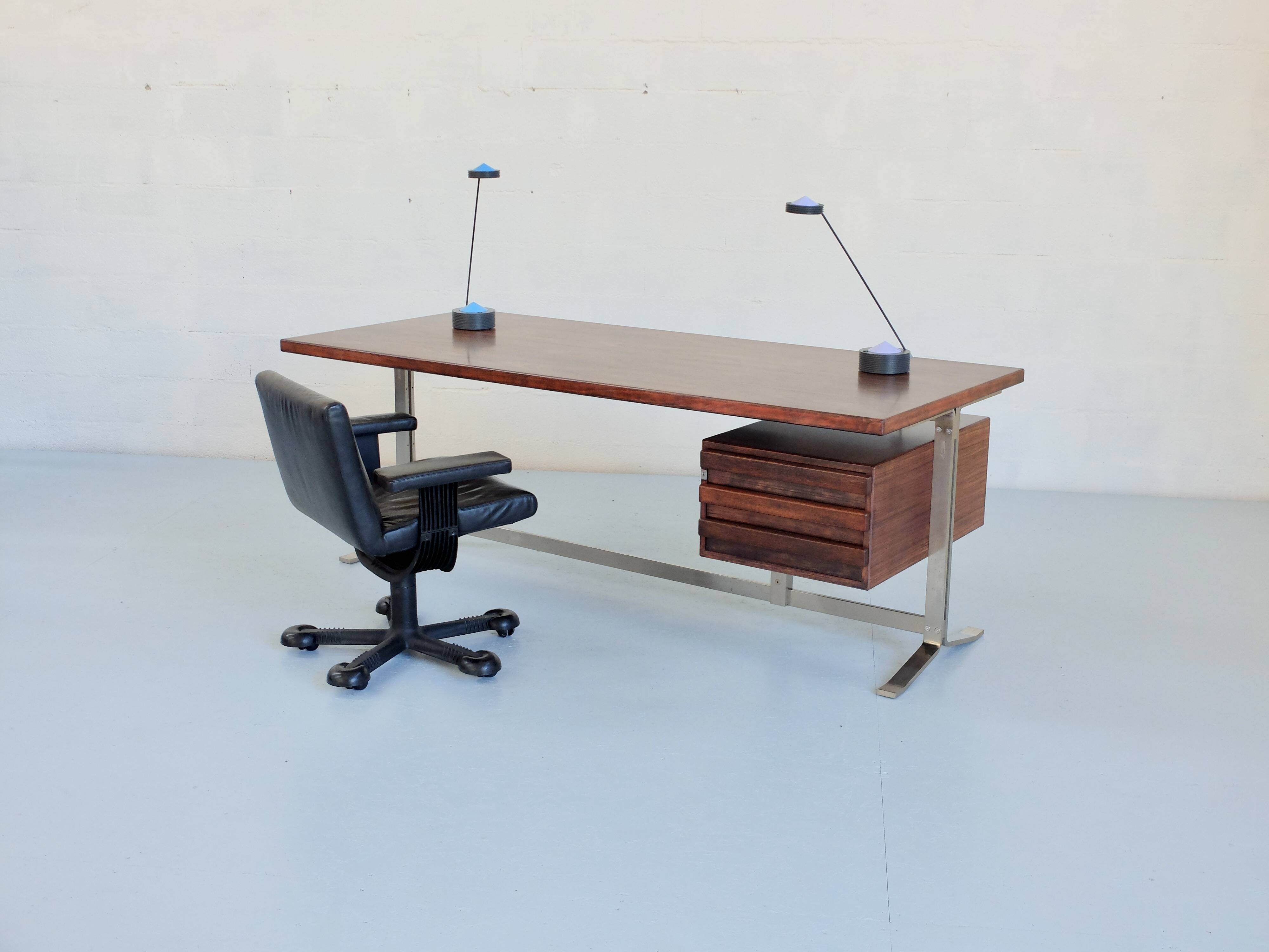 Removable drawer desk, Gianni Moscatelli for Formanova Italia, 1960