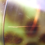 1970s Stool Tam Tam Transparent Leopard print (designer Henry Massonnet)