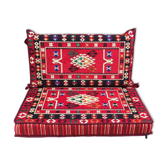 Red Oriental Sofa