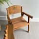 Vintage compass foot chair for children