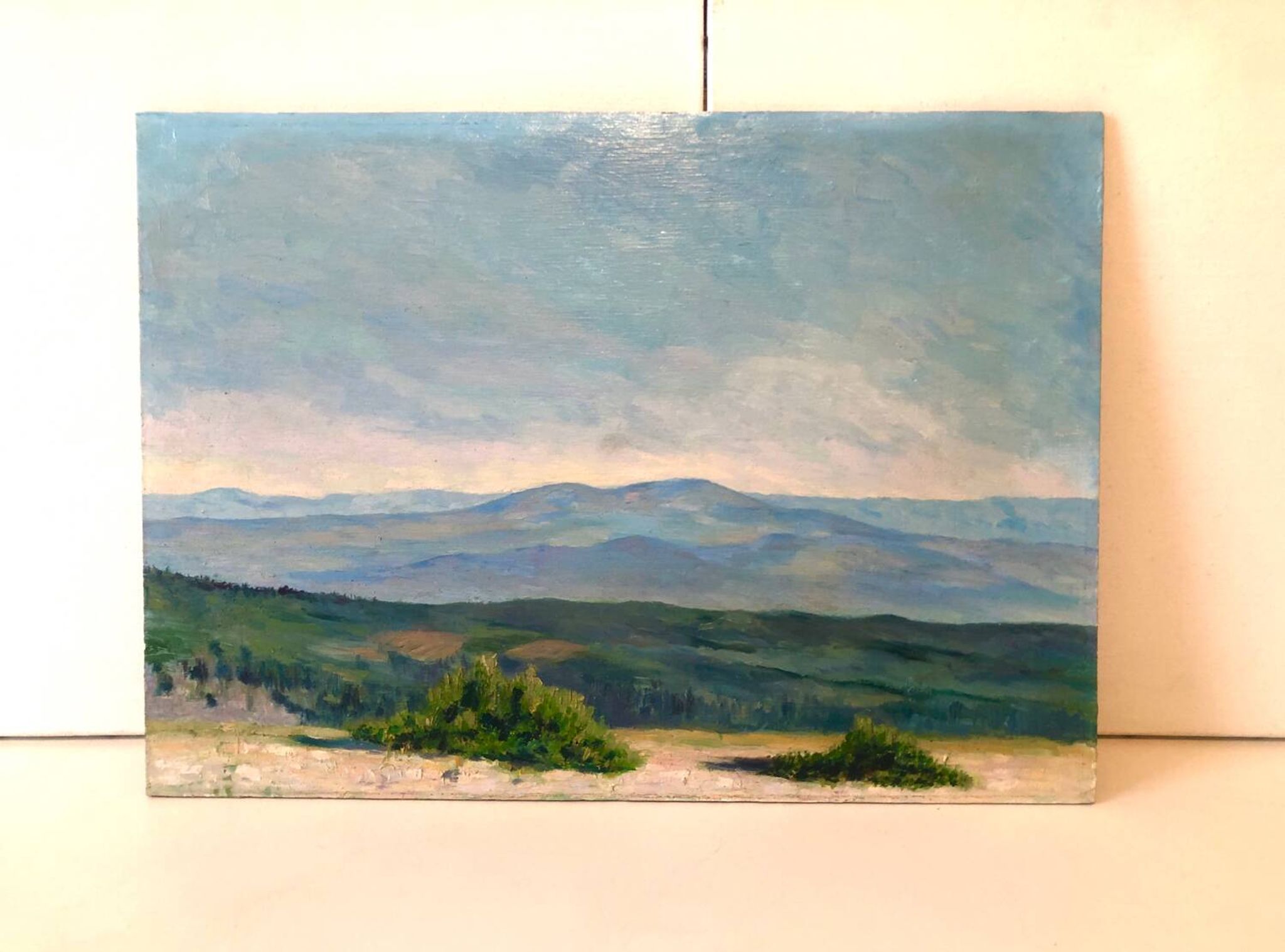 Tableau huile paysage