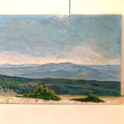 Tableau huile paysage