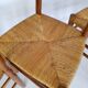 Set of 4 antique chairs, seats and mulched backrests