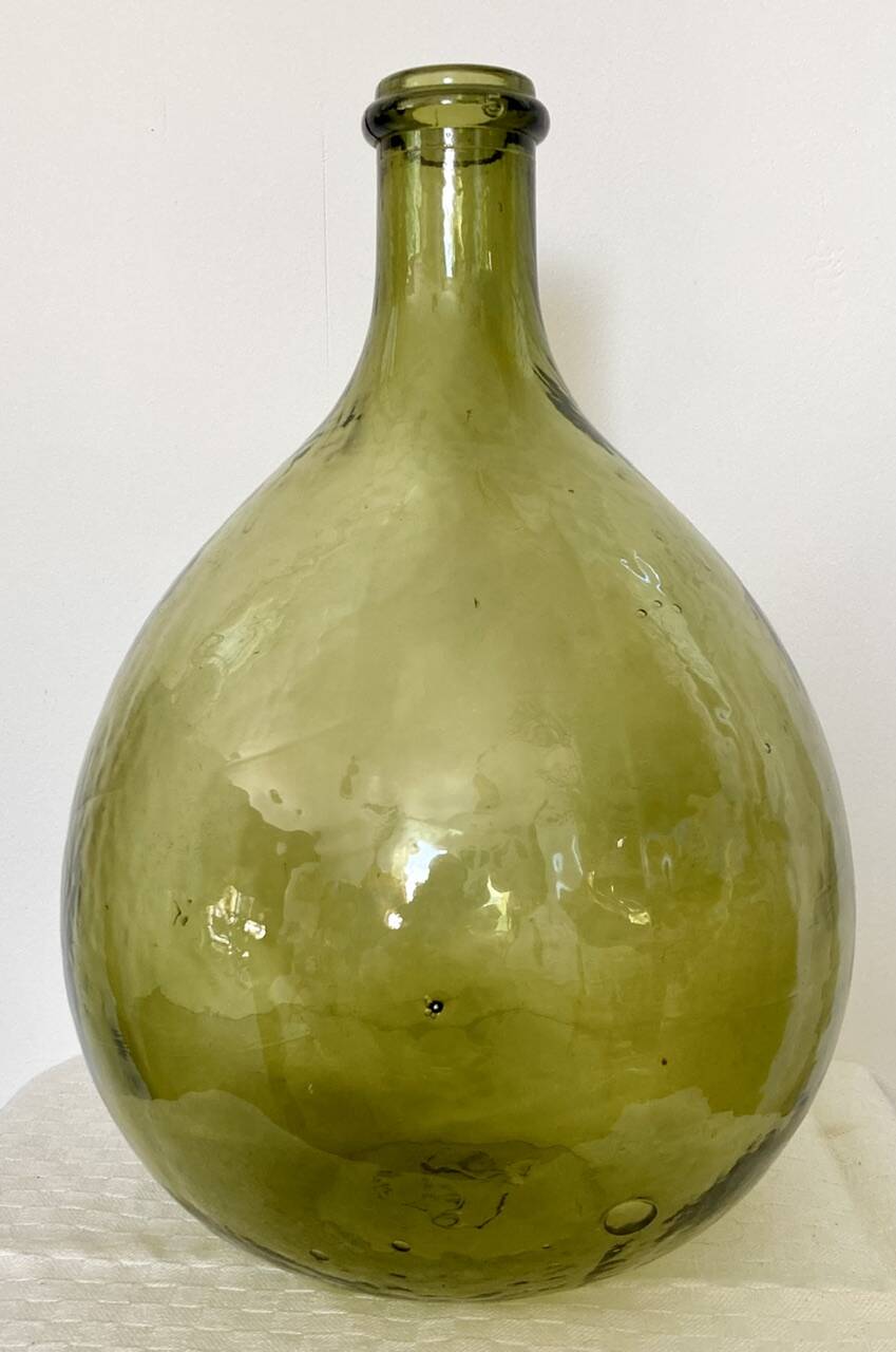5L demijohn green yellow